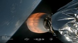 Problema per il secondo stadio di un razzo spaziale Falcon 9 di SpaceX durante il lancio di satelliti Starlink