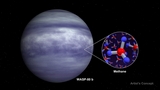 Metano nell'atmosfera di un esopianeta individuato dal telescopio spaziale James Webb