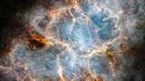 La Nebulosa Granchio catturata da MIRI e NIRCam del telescopio spaziale James Webb